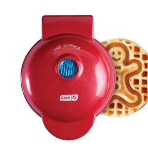 Dash Gingerbread Man NONSTICK Waffle Maker